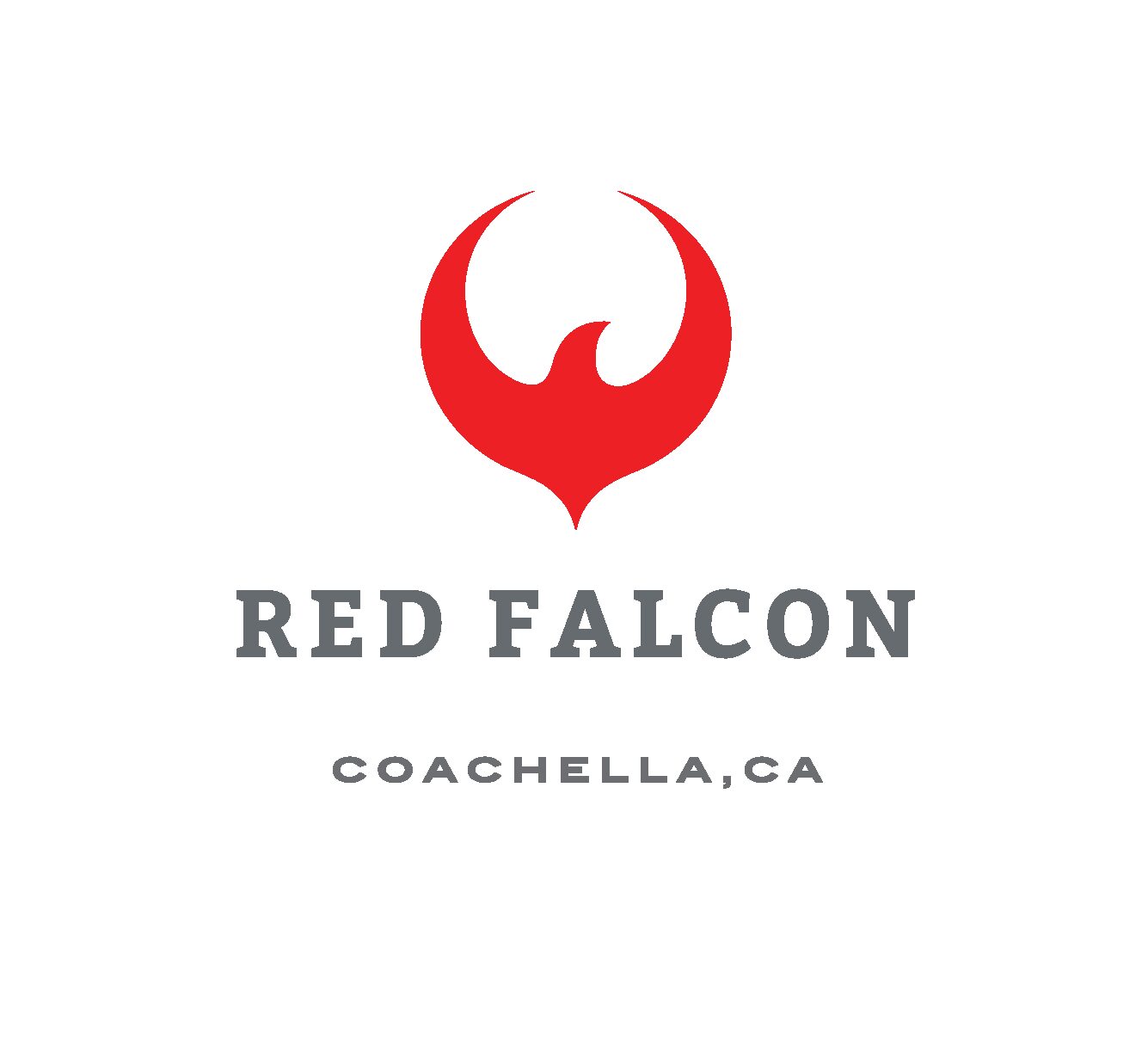 Red Falcon Coachella Logo